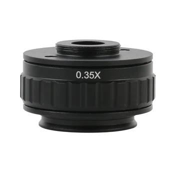 0.35 X 0.5 X CTV Adaptörü Lens Odak Ayarlanabilir 38mm Mikroskop Konektörü C-Mount Video Kamera