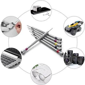 0.8-1.6 mm Çelik Tornavida İzle Tamir için Taşınabilir İzle Araçları Bant Kaldırma Mini Bağlantı Pimleri Saatçi Araçları