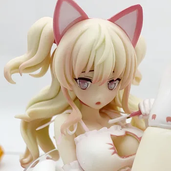 1/6 Anime Chiyuru Şekil SkyTubes Seksi Kedi Kulaklar Kız Cosplay Şekil Çizim PVC Şekil Yetişkin Koleksiyon Model oyuncak bebekler