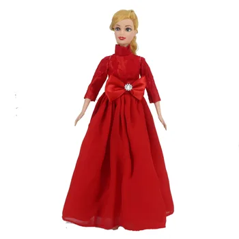 1/6 Moda Dantel düğün elbisesi İçin barbie oyuncak bebek Giysileri Akşam Parti Kıyafeti Barbie Kıyafet Giyim 11.5 