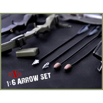 1/6 Ordu Crossbow Ok Rambo Bıçak Silah Film Fit 12 