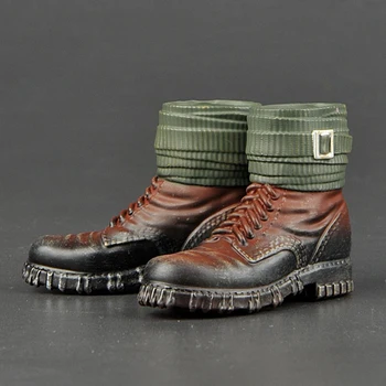 1/6 Ölçekli Özel Botlar için 12in Erkek Asker Ordu Bebek Accs Moda Malzemeleri Minyatür Ayakkabı şekilli kalıp Oyuncak Botları Aksesuarları