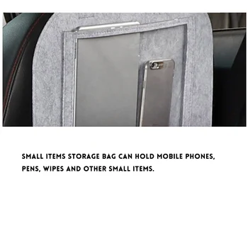 1 adet Araba Arka Koltuk Organizatör Çok Cep keçe saklama çantası Tablet Araba Tutucu Çok Fonksiyonlu Araç saklama çantası Araba Aksesuarları