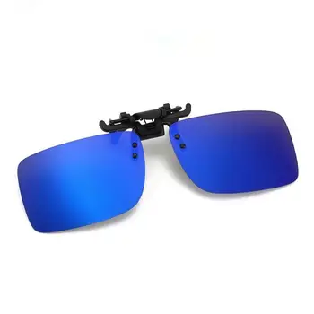 1 adet güneş gözlüğü üzerinde klip Erkekler Kadınlar Miyop Sürüş Gece Görüş Gözlüğü UV400 Bisiklet Balıkçılık Gözlük Klip