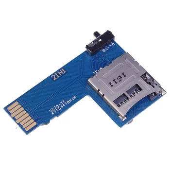 1 adet Icstation 2 in 1 Mikro SD Kart Bellek Depolama Kurulu Kalkanı Modülü Çift Sistem Switcher Ahududu Pi B+ 2B 3B