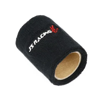 1 adet JDM Stil Siyah JS yarış Rezervuar Fren Debriyaj Yağ Deposu Kapağı Çorap
