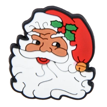 1 ADET PVC Noel Ayakkabı Süslemeleri Karikatür Noel Baba Geyik Sevimli Croc Takılar Aksesuarları Çocuklar Noel Tatili Parti Hediyeler