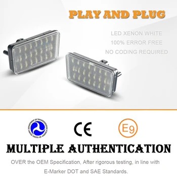 1 Adet Yüksek Parlaklık Ücretsiz Hata Beyaz LED Arka plaka numarası aydınlatma ışıkları Lamba Jeep Wrangler JL 11.2017-12.2022