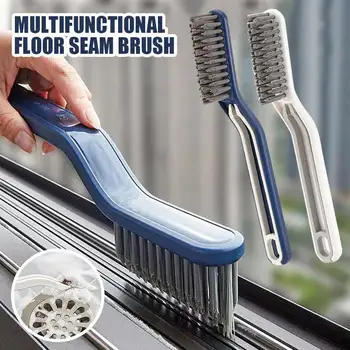 1 adet Çok Fonksiyonlu Pencere Temizleme Yumuşak Fırça Banyo Zemin Dikiş Fırçaları Ev Temizlik Aracı Malzemeleri