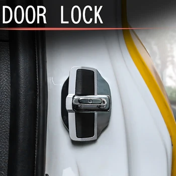 1 Takım TRD Kapı Sabitleyici Kapı Kilidi Koruyucu Mandal Stoper Kapakları Honda Accord Civic CRV için HRV Odyssey