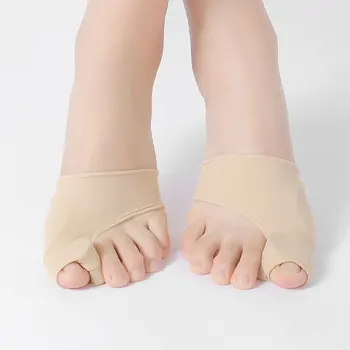 1 Çift Büyük Kemik Ortopedik Bunyon Düzeltme Pedikür Çorap Silikon Halluks Valgus Düzeltici Parantez Ayak Ayırıcı Ayak Bakımı Aracı
