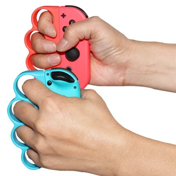 1 Çift Denetleyici Parmak Kavrama Nintendo Anahtarı Joy Con için Spor Boks Oyun Aksesuarları için NS / NS OLED El Tutucu Kapmak