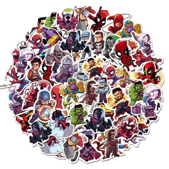 10/30/50 adet Disney Marvel Avengers Karikatür Çıkartmalar DIY Dizüstü Bagaj Kaykay Serin Süper Kahraman Çıkartmaları Sticker Çocuk Oyuncakları için