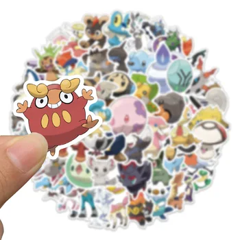 10/30/62 Adet / takım Anime Pokemon Çıkartmalar Kawaii Pikachu Kaykay Bisiklet Gitar Dizüstü Çocuklar Su Geçirmez Sticker Oyuncaklar