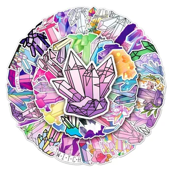 10/50/100 Adet Karikatür Cevheri Saf Güzellik Graffiti Renk Sihirli kristal cevheri Çıkartmalar Dizüstü Bagaj Telefon DIY Kaykay Çıkartmaları