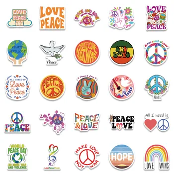 10/50 adet Dünya Barış Graffiti Çıkartmalar Karikatür Çıkartmaları Çocuk Oyuncak DIY Dizüstü Bagaj Günlüğü Defteri Bisiklet Araba Su geçirmez etiket