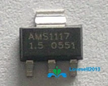 10 Adet AMS1117 - 1.5 AMS1117 LM1117 1.5 V 1A SOT-223 Voltaj Regülatörü