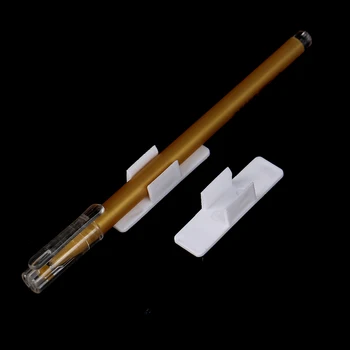 10 Adet Kendinden Yapışkanlı kalemlik Dizüstü Stylus Tükenmez Kalem Kalem Klip Tutucu Blok Tutucu kalemlik Sabit Kalem Kutusu