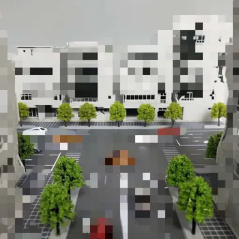 10 ADET Minyatür Model Kum Masa Ağacı Manzara Minyatür Şehir Yol Dekorasyon Ticari Gayrimenkul Ve Diğer Durum Modelleri