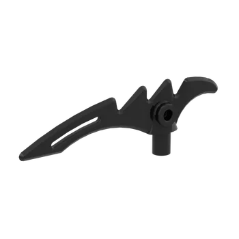 10 ADET MOC Tuğla 98141 Hilal bıçak diş bıçağı tırtıklı Yapı Taşları Parçaları DIY İnşaat Klasik Marka Oyuncaklar