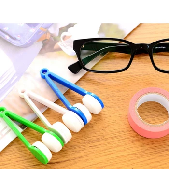 10 ADET Rastgele Gözlük Adanmış Kolaylık Temizleyici Süper İnce Fiber Süper Temiz Güç Taşınabilir Gözlük Ovmak Anahtarlık Temizleyici
