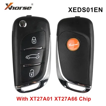 10 adet Xhorse XEDS01EN 3 Düğmeler Süper Uzaktan Anahtar ile XT27 XT27A66 Çip için Çalışmak VVDI2