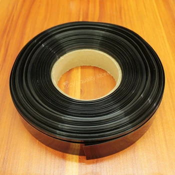 10 m / grup siyah 18650 PVC ısıyla daralan film PVC ısı büzülebilen manşon polimer pil çeşitli lityum piller