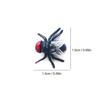 100 adet Gerçekçi Sahte Simülasyon Sahte Sinek Hamamböceği Prank Prop Şaka Cadılar Bayramı Dekorasyon Oyuncaklar