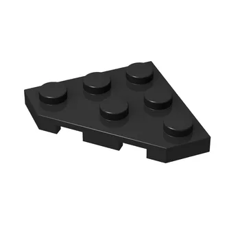 100 adet/grup Küçük Parçacık Yapı Taşı kama şekilli plaka 3x3 üçgen tuğla Lego ile Uyumlu Oyuncak Tuğla 2450