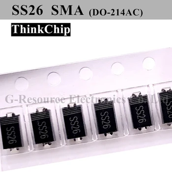 (100 adet) SS26 SMA (DO-214AC) SMD Schottky Diyot