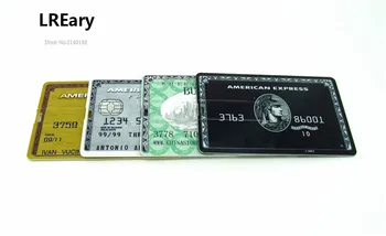 100 % Gerçek kapasite altın / siyah / yeşil / gri Kredi Amerikan ekspres kartlar usb flash sürücü pendrive 4GB8GB16GB32GB u flash bellek