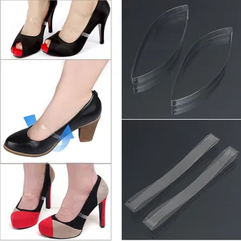 12 adet = 6 Çift Görünmez Ayakkabı Bağı Sapanlar Elastik Silikon Şeffaf Ayakabı Yüksek Topuk Ayakkabı şeffaf ayakkabı Bağcıkları Ayakkabı Erişim