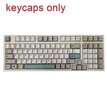 125 tuşlu Pırıltılı Tema Keycaps PBT Süblimasyon XDA Keycaps 104/134/136 Özelleştirilmiş Keycaps MX Klavye Anahtarı Mekanik