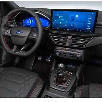 13.2 inç 2 ADET PET Ekran Koruyucu Film Ford Focus 2022 İçin Araba GPS Navigasyon dokunmatik ekran iç sticker aksesuarları