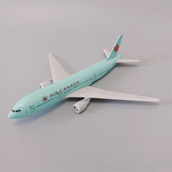 16cm Alaşım Metal Hava Kanada B777 Havayolları pres döküm model uçak Kanada Boeing 777 Airways Uçak Model Uçak Hediyeler