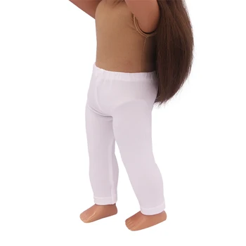 18 İnç Bebek Tayt Pantolon Tayt Sıralama T-shirt Etek Elbise İçin 43cm Yeni Bebek Dıy ve Amerikan Bebek Aksesuarları