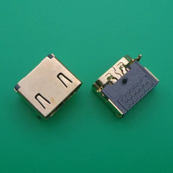 19 Pin dişi Fiş dişi arabirim Konektörü 3 Satır 19pin (7pin 6pin 6pin) 90 derece HDMI uyumlu soket değiştirme