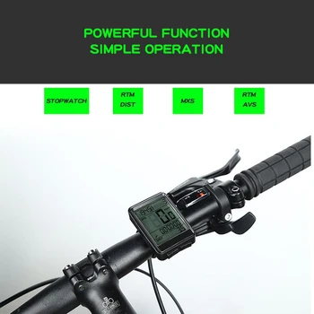 2.1 İnç Bisiklet kablosuz Bilgisayar Sürme Bisiklet Kilometre Sayacı Bisiklet Kilometre Kronometre Arka ışık veya Bisiklet Bilgisayar Kamera Tutucu