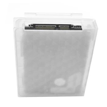 2.5 inç Sabit Disk Sürücüsü SSD HDD Koruma Depolama Kutusu Dava Açık Plastik PP
