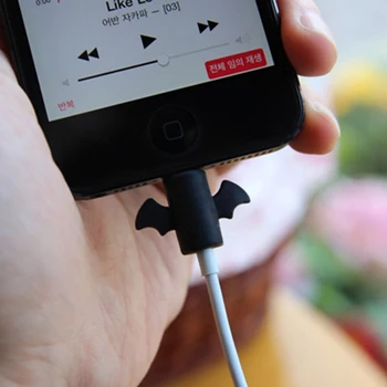 2 ADET Apple iPhone veri kablosu koruyucu silikon USB şarj kablosu kapağı için kablo koruyucu zarar görmesini önlemek