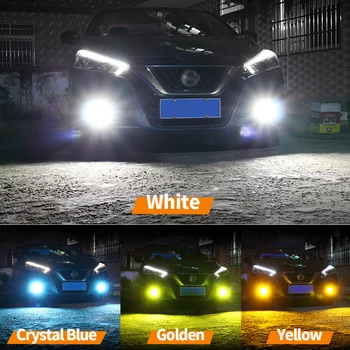 2 adet LED Ön Sis Lambası Ampul Aksesuarları Toyota Highlander-2019 İçin 2016 2017 2018
