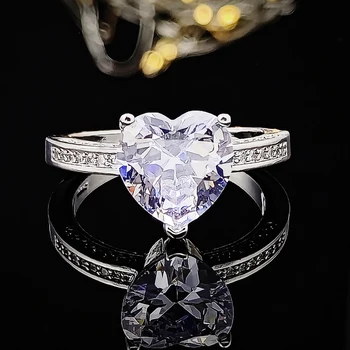 2 adet Paketi gümüş renk gelin takı seti halo Nişan yüzüğü yuvarlak düğme küpe Düğün hediyesi için J4921