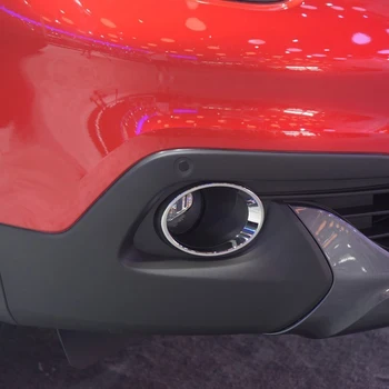 2 Adet Renault Kadjar 2016 2017 İçin 2018 2020 ön sis lambası gölge Araba Ön Sis İşık Lambası çerçeve Trim Çerçeve Garnitür