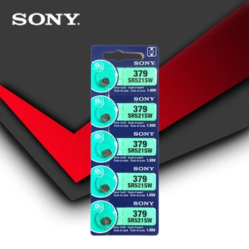 2 adet Sony 100 % Orijinal 379 SR521SW D379 SR63 V379 AG0 İzle Pil Düğmesi Hücre JAPONYA'DA yapılan 100 % Orijinal Marka