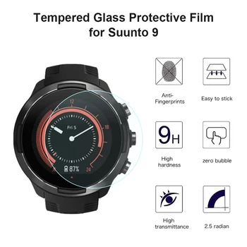 2 Adet Suunto 9 / Suunto 9 Baro Smartwatch Cam Koruyucu Kapak Tam Ekran Temperli Cam Ekran Koruyucu Film Sıcak Satış