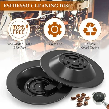 2 adet Temizleme Diski Espresso Backflush Kahve Makinesi Silikon temizlik tabletleri İçin Breville Espresso Makineleri