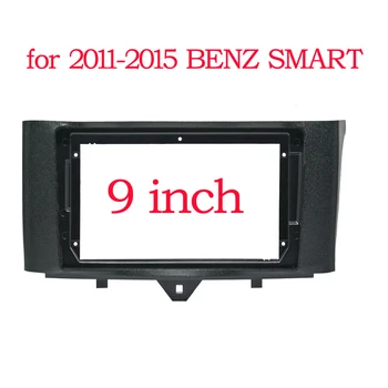 2 Din Araba Radyo Fasya Benz Smart Fortwo 2011-için DVD Stereo Çerçeve Plaka Adaptörü Montaj Dash Kurulum Çerçeve