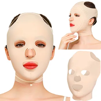 2 Stilleri Yüz Zayıflama Bandaj Gevşeme Kaldırma Kemeri Azaltmak soğuk lipoliz cihazı Masaj Şekli V Yüz Kullanımlık İnceltme Yüz Uyku Maskesi
