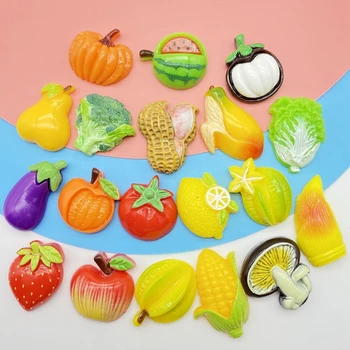 20 Adet Kawaii Sevimli Karışık Mini Meyve Serisi FlatBack Reçine Cabochons Scrapbooking DIY Takı Craft Dekorasyon Aksesuarları G59