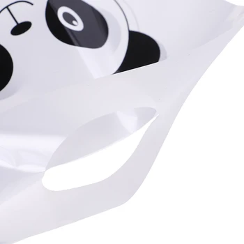 20 adet Sevimli Panda Karikatür Bisküvi Çantası Plastik Şeker Çerez Gıda Kek Çanta Kutusu Hediye Paketleme Çantası Düğün Parti Dekor Kaynağı